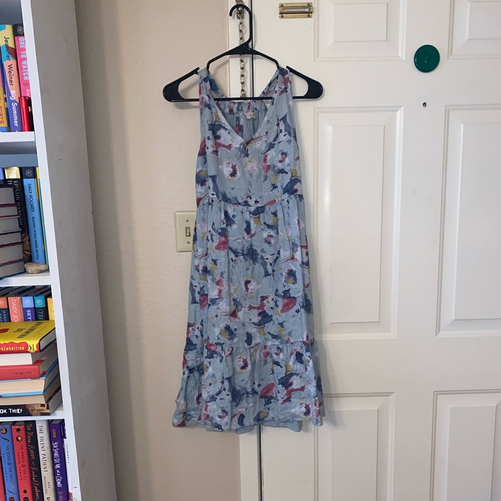 Light Blue Floral Dress